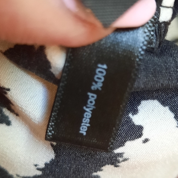 The Limited Black & White Dress Houndstooth Tunic Size Small Petite - Picture 6 of 10